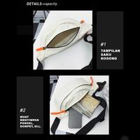 Gambar Tas Waistbag Cowok Polos Tas Pinggang Fashion Unisex Minimalis Style Terbaru Termurah LW-3 - Orange dari SHINBAG undefined 2 Tokopedia