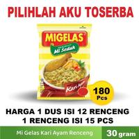 Gambar Mie Gelas Migelas Rasa Kari Ayam @30 Gr - (HARGA 1 DUS isi 12 Renceng) dari Pilihlah Aku Toserba undefined 2 Tokopedia