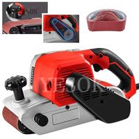 Gambar Industrial Grade Sanding Machine 4 Inch Belt Machine Household Portable Small Sandpaper Plane Polishing Polisher1000W/2000W 220V - 4 inch dari ogixan748 undefined 1 Tokopedia