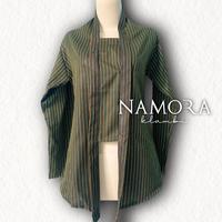 Gambar Baju Kebaya Lurik Lengan Panjang Atasan Adat Jawa Wanita Dewasa Warna Hijau Garis Kecil Jumbo Ready - S dari NAMORA KLAMBI undefined 1 Tokopedia