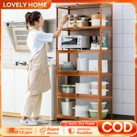 Gambar LOVE Lemari Dapur Rak Bertingkat Transparan Kaca | Langsung Penjualan | Multifungsi dengan Pintu | Lantai | Cocok Alat Masak & Perlengkapan Makan | Harga Murah Rak Bertingkat Lantai • Langsung Penjualan Tanpa Tukar Tangan • Mudah Cari Alat Masak - 3 Lapis-60*32*106cm dari LOVELY HOME1 undefined 1 Tokopedia