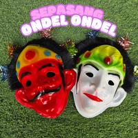 Gambar Sepasang Topeng Ondel Ondel Betawi Bahan Anti Luntur Anak dan Dewasa - SEPASANG ONDEL ONDEL dari Alfia Muslim Collection undefined 1 Tokopedia