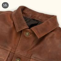 Gambar JAKET KULIT PRIA ASLI FULL KULIT VINTAGE STYLIST MOTORCYCLE LEATHER JACKET S M L XL COSTUME MK.23 Kain Kantong Kerah Formal Casual - Hitam, M dari Master Kulit 98 undefined 5 Tokopedia