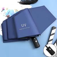 Gambar HOLO [Beli 1 Mendapatkan 1 Gratis] Payung lipat Tebal Kuat Otomatis UV Proof Payung Matahari Merah - Hitam, Hitam dari HOLO ID undefined 2 Tokopedia