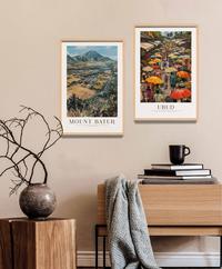 Gambar Minimalist Wall Decor with Bali's Scenic Tourist Panorama - 142E, Frame Putih dari Homihose Home Decor undefined 1 Tokopedia