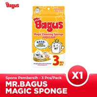 Gambar Mr. Bagus Magic Sponge (Spon Ajaib) 3's - 1 Pack dari Bagusmart undefined 1 Tokopedia