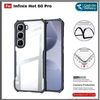 Gambar HANYCASE Case For Infinix Hot 60i 4G Hot 60 Pro Hard Soft Fusion Armor Shockproof TPU HD Transparan Acrylic Casing HP Cover dengan Teknologi Tepi Diperkuat Generasi Kedua dan Airbag untuk Perlindungan Kamera - INFINIX HOT 60 dari HanyCaseAcc undefined 3 Tokopedia