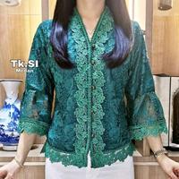 Gambar Atasan brokat/brokat elghana/blouse brokat terompet - Fusia, 4L LD 108-112 dari lela olshop fashion undefined 2 Tokopedia