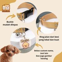 Gambar KALUNG ANJING CUSTOM NAMA (POODLE SERIES) - Dua Sisi (3 cm), S dari Biibib Shop undefined 2 Tokopedia