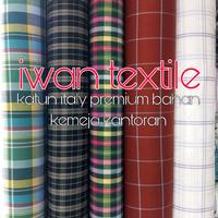 Gambar KAIN KATUN BAHAN KEMEJA KOTAK KOTAK HALUS LEMBUT IMPORT dari IWAN-TEXTILE undefined 1 Tokopedia