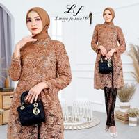 Gambar Setelan Kebaya Tunik Payet Janggan Brokat Modern Bawahan Rok Plisket katun silky Batik Atasan Dress Kebaya Remaja Lamaran Pesta Wanita Kondangan Dewasa Kebaya Wisuda Baju Mewah Panjang - Burgundy, M, Atasan Kebaya Saja dari LinggaFashion16 undefined 4 Tokopedia