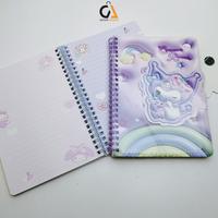 Gambar GROSIR Magnetic Notebook Ring 3D Sanrio Kuromi My Melody Cinnamoroll Buku Tulis Catatan Jurnal Hard Cover PU Paper Stationery - Pompompurin White Cat dari Grosir asemka shop undefined 1 Tokopedia