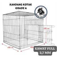 Gambar Kurungan Ayam Galvanis Kotak 80x80x80 cm GRADE A dari Waluyo Joyo Pusat undefined 1 Tokopedia