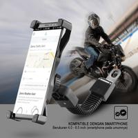 Gambar ADYSS Phone Holder Motor Mount HP Spion Motorcycle Rotasi 360° Penyangga Dudukan Smartphone dari Digital 3 undefined 2 Tokopedia
