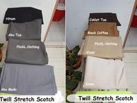 Gambar Kain Twill Stretch Bahan Twill Scotch Melar Twill Katun Ukuran 70CM - Hitam, Potongan 70CM dari FlicKL Textile undefined 4 Tokopedia