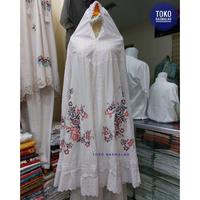 Gambar Mukena Bordir Strimin Bahan Paris Salur Premium Khas Bukittinggi - Coksu Ungu, Jumbo (dewasa) dari Toko Basmallah Pasa Ateh undefined 2 Tokopedia