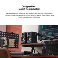 Gambar Speaker Monitor EDIFIER MR3 Powered Studio Monitor Speakers RMS 18W x2 Driver Frekuensi 52Hz–40kHz Hi-Res Audio 24bit/96kHz Bluetooth 5.4 TRS RCA AUX MDF Cabinet Ideal untuk Produksi Musik & Monitoring Audio Presisi - Black dari Abditama Official undefined 3 Tokopedia