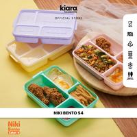 Gambar Niki Bento Kotak Makan Sekat 4 / Kotak Makan Lucu BFA Free dan Food Gr - Mint dari Kiara Houseware undefined 1 Tokopedia