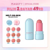 Gambar MAGEFY 6 Colors Blusher Highlighter Contour Stick Perona Pipi Yang Melembabkan Lip Gloss Matte Makeup Setting Spray Lembut Efek Riasan Alami Mencerahkan Dan Tiga Dimensi Facial Makeup MF-F08 - Spray-F04-SS01 dari memsish undefined 2 Tokopedia