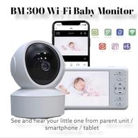 Gambar KURU BM300 5.0" Smart Video Audio Wi-Fi Baby Monitor with 360 PTZ Rotation (MBS) dari victorybabykidss undefined 1 Tokopedia