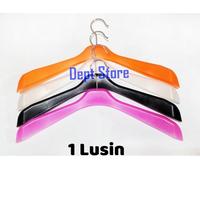 Gambar Hanger Gantungan Plastik - Baju - Jas (1 Lusin) | ERA 181 |Berkualitas - Fuchsia dari Dept Store Official Store undefined 1 Tokopedia