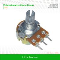 Gambar Potensiometer Mono Linear 50K – Potensio 50K Ohm untuk Volume, Tone, dan Kontrol Elektronik DIY Potensio B50K dari MRI Electronics undefined 1 Tokopedia