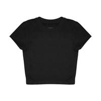 Gambar crop top crop top wanita crop top korea crop top y2k polos basic 24s Baju Combed - Hitam, M dari customeverywear undefined 3 Tokopedia