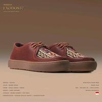 Gambar Sepatu Sneakers Kulit Pria Exodos57 - Talupa Brown Etnik - 41 dari exodos57 undefined 2 Tokopedia