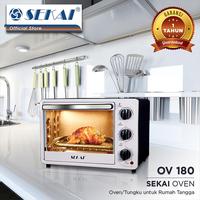 Gambar SEKAI OV180 / OV-180 OVEN LISTRIK 18 LITER PUTIH - GARANSI RESMI dari SINAR AGUNG ELEKTRONIK_NEW undefined 5 Tokopedia