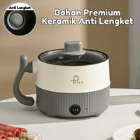 Gambar Pplus Panci Elektrik 600W Multifungsi 220V Mini Fry Pan Hotpot Serbaguna untuk Merebus & Menggoreng Memudahkan Memasak Segala Masakan Bisa Goreng Rebus Lapisan Anti Lengket - Panci Elektrik dari TYRONI-Shop undefined 4 Tokopedia