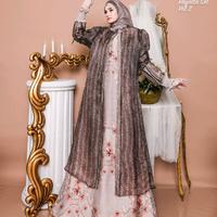 Gambar Gamis Rayolla Vol.2 Dan Vol.3 Soekha Hijab Full Silky Printing Set Outer Organza Muslim Wanita - Mauve dari mimial.hijab undefined 5 Tokopedia