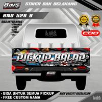 Gambar BNS528-DECAL STIKER TUTUP BAK BELAKANG MOBIL TRITON HILUX L300 GRANDMAX DESAIN THAILAND FREE NAMA - BNS 528 A dari Binstiker undefined 3 Tokopedia