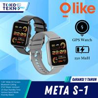Gambar Olike Meta S1 / Meta S-1 Smartwatch HD Screen Custom Face | Water Resistant IP68 | Smart watch Bluetooth Call | Jam Tangan Sport & Health Tracker Original - White dari TokoTeknoPro undefined 1 Tokopedia