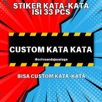 Gambar STIKER KATA KATA STIKER KATA KATA CUSTOM STIKER KATA KATA MURAH STIKER KATA2 STIKER KATA KATA GUS IQDAM STIKER KATAKANA STIKER KATA KATA LUCU STIKER KATA KECE STIKER KATA STIKER KATA KATA ISLAMI STIKER KATA KATA MOTIVASI Paper - BAHAN VYNIL dari SANDS JAYALAGA undefined 1 Tokopedia
