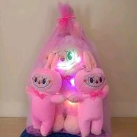 Gambar Boneka labubu beranak 2 lampu LED original-lucu imut,unik dan menggemaskan dolls toys Asli anak hadiah - biru dari al mauril store_NEW undefined 5 Tokopedia