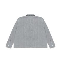 Gambar Puddinglane Kemeja Boxy Unisex Pria Wanita Lengan Panjang Long Sleeve Shirt Stripe Lexibella - Stripe, M dari puddinglaneshop undefined 3 Tokopedia