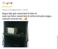 Gambar Lemari Pakaian Plastik 2 Tingkat / Lemari Plastik Pakaian 2 Susun / Lemari 2 Susun Platik Dengan Kunci Dan Kaca Kuat Dan Tahan Lama Hemat Ruang - 2 Tingkat Coklat + Kaca + Kunci dari Bazaar Plastik_NEW undefined 4 Tokopedia