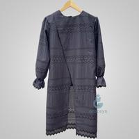 Gambar Groceyn - Aqeela Tunik Katun Bordir style remaja Wanita Muslim Atasan Panjang Panjang Katun Bolong Katbol Hitam Karet Cantik Tebal Kancing Kerja jumbo Nyaman Lembut Basic Setelan Formal - Hitam, Standar dari Groceyn undefined 4 Tokopedia