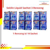 Gambar [PAKET HEMAT 3] Soklin Liquid Deterjen Cair 1 Renceng Isi 14 Sachet PROMO MURAH dari Toko.Sumber Rezek1 undefined 1 Tokopedia