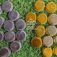 Gambar SATUAN Kempyeng GOLD SILVER Tutup Botol Crown Cap Warna Krop Sirup Soda Ukuran Standar Permainan Jadul Saos Termurah Seng Tebal Vintage Games Bekel Bola Mainan Kerop Botol Kecap Minuman Jadul Murah Anak Tradisional Game Lantai - Gold dari Grosir Prakarya undefined 2 Tokopedia