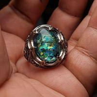 Gambar cincin kalimaya banten rs full jarong pelangi - size jari 5 dari kang iswadi permata undefined 3 Tokopedia