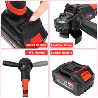 Gambar JLD Grinda Cordless 4inch Mesin Grinda Brushless M10 mesin gerinda baterai 88VF Tanpa Kabel gerinda 2baterai jld Portable Alat Electric Grinding Tool Set - Merah dari Jld Tool Impact undefined 5 Tokopedia