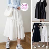 Gambar Rok A-Line Longgar Polos Cute Korean Style Hitam Putih (R1-001-1129) - Hitam dari One Step Closer_NEW undefined 1 Tokopedia