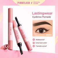 Gambar [Official] PINKFLASH #ColorLock Waterproof Eyebrow Pomade Cream High Pigment Smudge-proof Long-lasting Non-caking Soft Smooth Quick-drying Shaping - BR02 LIGHT BROWN dari PINKFLASH STORE undefined 1 Tokopedia