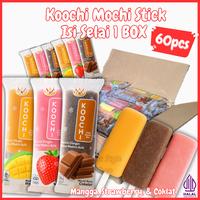 Gambar [PROMO GROSIR ] Koochi Mochi Stick 1 Box Isi 60pcs /  Mochi Viral Rasa Cokelat Strawberry Mangga / Mochi Lembut Isi Selai / Osmanthus Cake - 1 DUS KOOCHI MIX RASA dari NEWSTYLESHOP undefined 1 Tokopedia