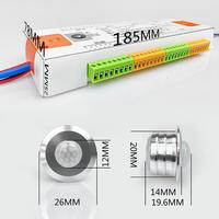 Gambar Lampu Strip LED Fleksibel Tangga Dengan Sensor Gerak 32 Channel 12V/24V Pengontrol Lampu Sensor Tangga dari atah shop66 undefined 3 Tokopedia