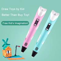Gambar 3D Pen Printing/ Pena Cetak 3D Drawing Lukis ABS Filamen Mainan DIY/ 3D Printing Pen Murah Be3D Pen For Children 3D Printing Drawing Pen DIY Funny Set for Kids Chidren Birthday Chrismas Creative Gift with PLA Filament - Blue+9m PLA dari Tok-3Cmall.id undefined 5 Tokopedia