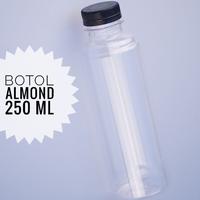 Gambar [100PCS] BOTOL PLASTIK 250ML TUTUP SHORTNECK MURAH - Almond 50Pcs+Dus, Hitam dari goldOfficial undefined 3 Tokopedia