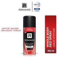 Gambar Romano Whole Body Deo Spray | Parfum Pria Maskulin | Quick Dry Formula, Cooling Sensation & Proteksi Tahan Lama LongLasting - Cool Force, Standar dari wiprounzaid undefined 2 Tokopedia
