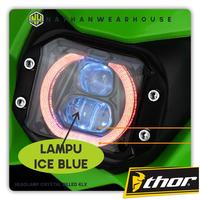 Gambar Headlamp Billed Crystal LED KLX 150 BF Dtracker Thor - Black, Blue dari Nathan Wearhouse_NEW undefined 3 Tokopedia